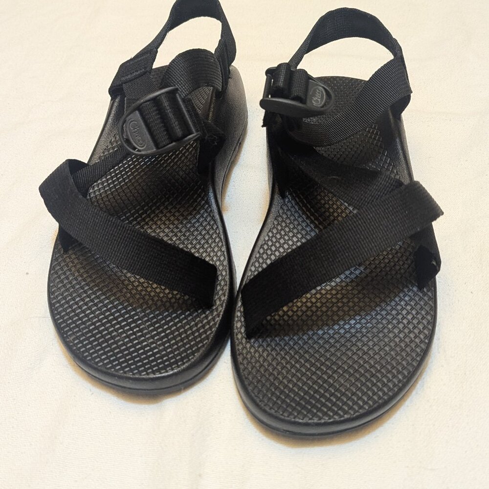 Chaco Black Sport Sandals with Adjustable Straps